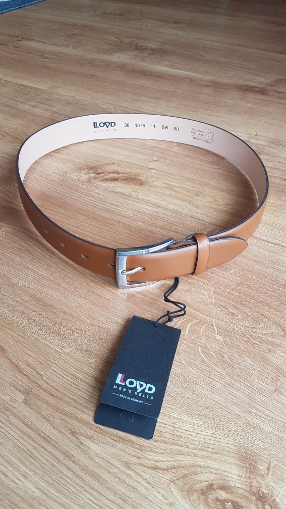 Lloyd Belts Germany leder pasek męski skóra naturalna