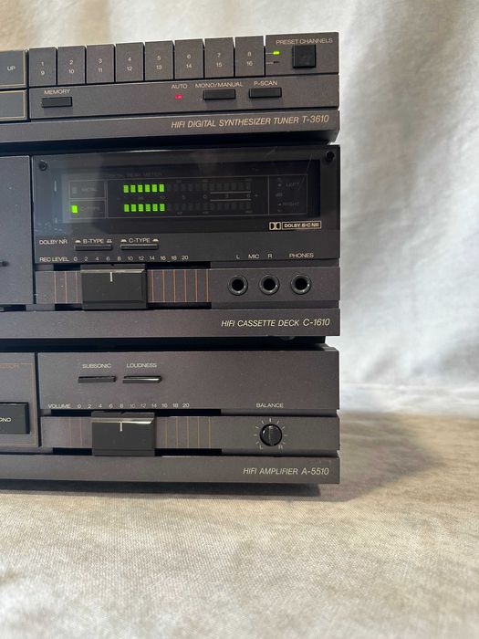 Zestaw, Wzmacniacz Stereo Blaupunkt A5510, Magnetofon C1610,TunerT3610