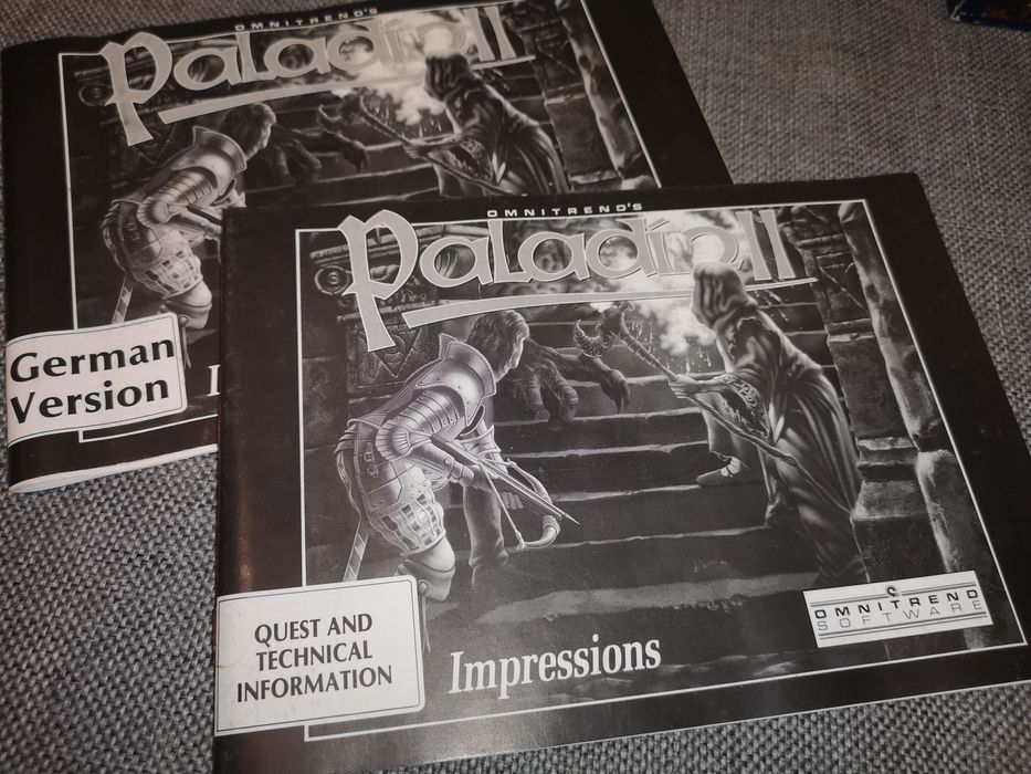 Paladin II AMIGA gra BIG BOX Retro (1993) Biały Kruk