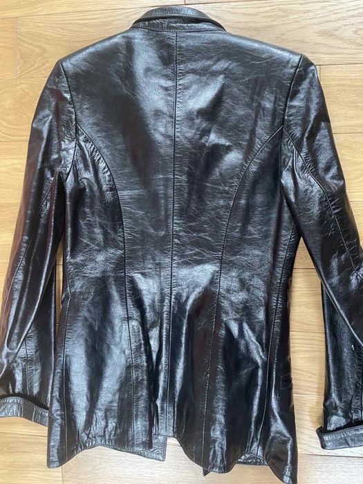 Шкіряна куртка кожанка косуха  xs s