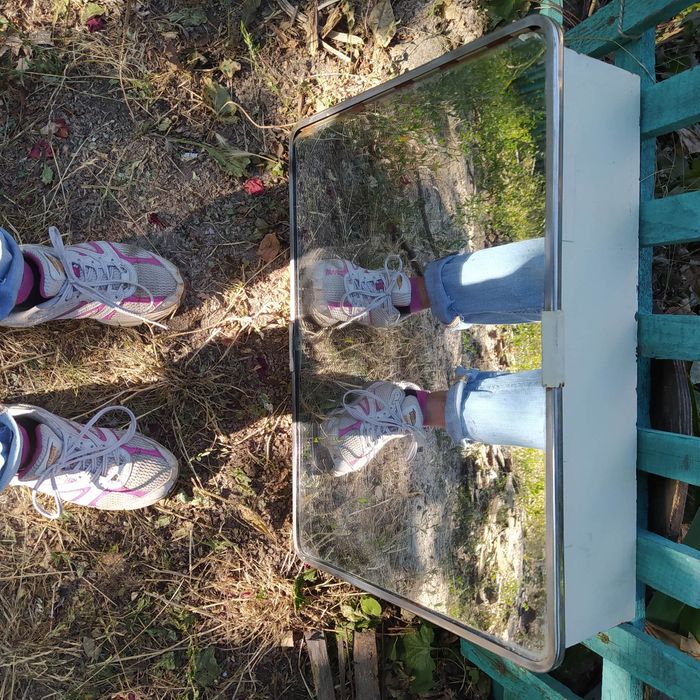 Железный шкаф ,с зеркалом винтаж