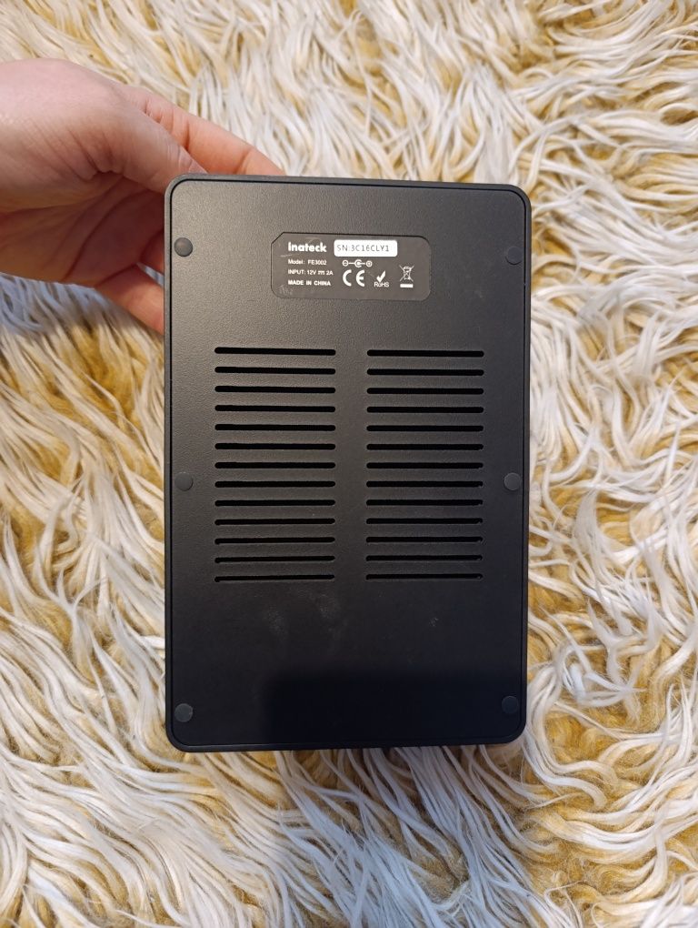Inateck Obudowa dysku twardego 3.5 USB 3.0, zewnętrzna obudowa HDD do