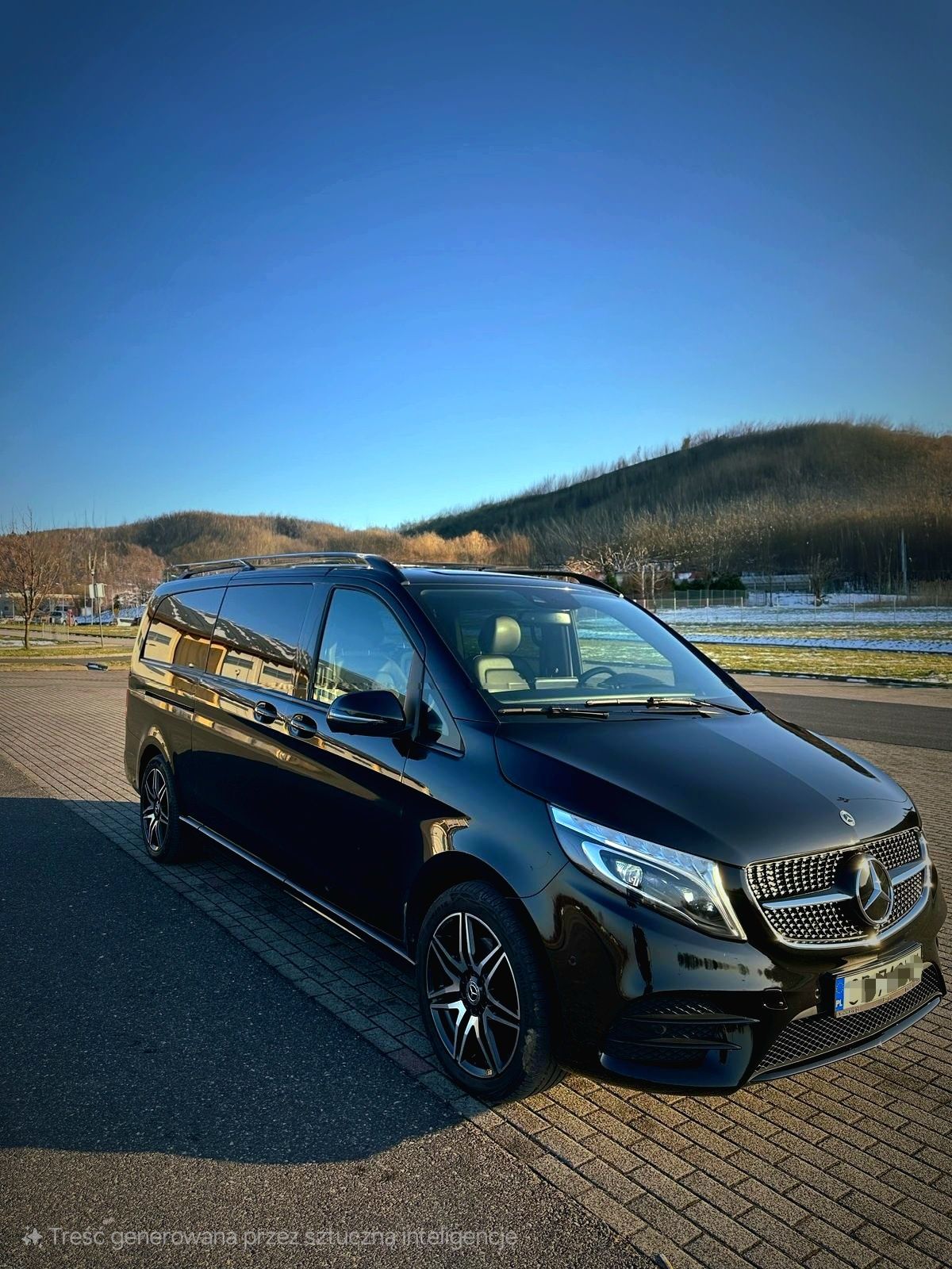 Wynajem busa 8 osobowy Mercedes-Benz V klasa AMG VIP BUS LONG