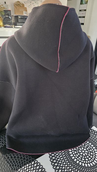 Długa stylowa bluza kurtka włoska