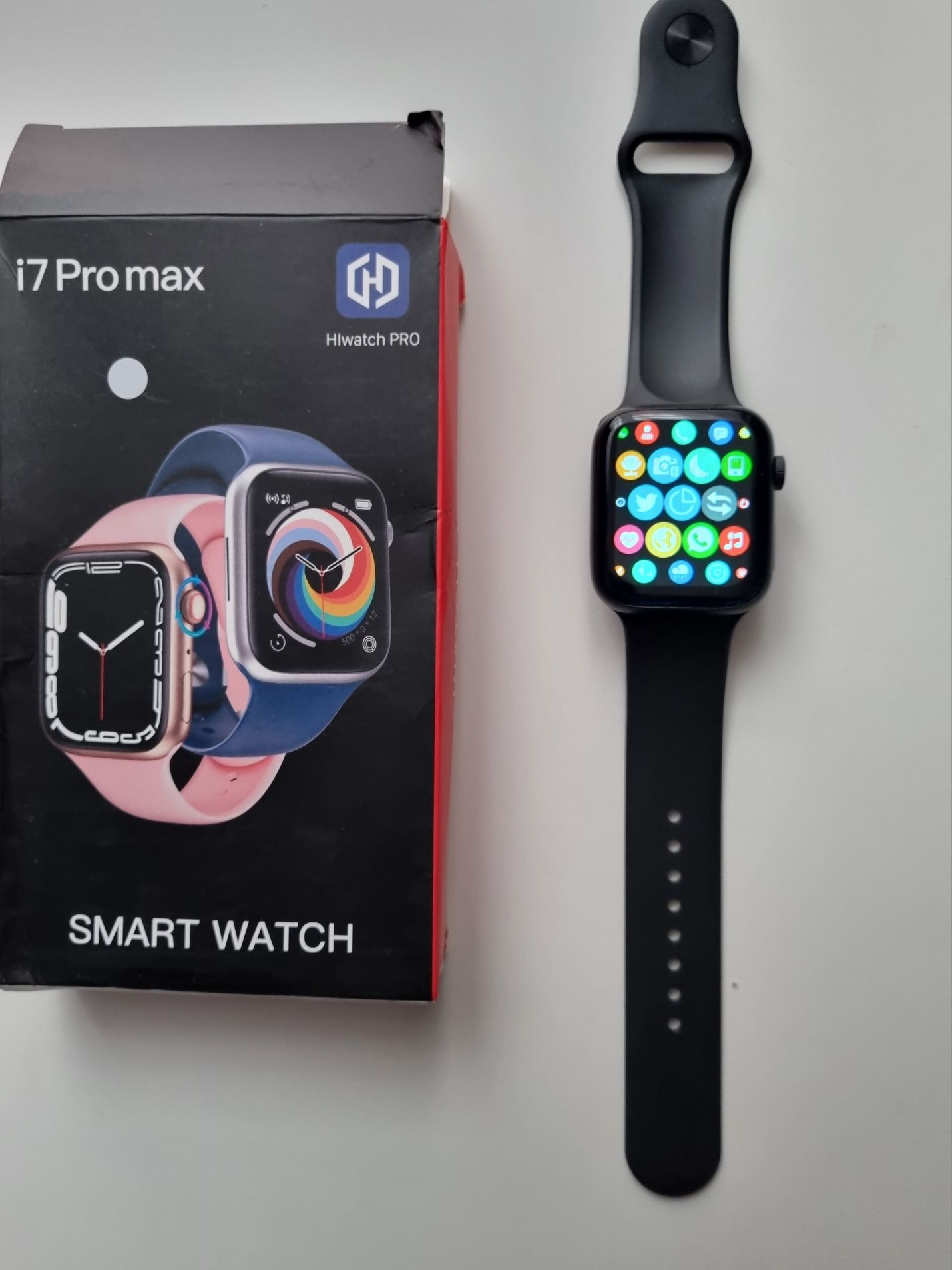 Smartwatch czarny I7