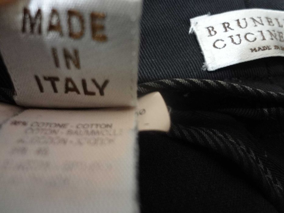 Brunello Cucinelli black tapered pants Оригинал!