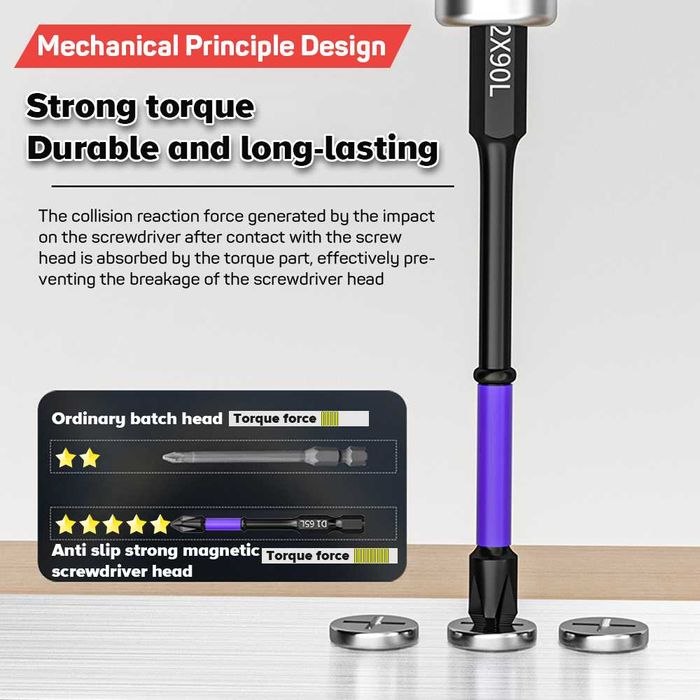 біта ph2 ударна 9 см 10 см бита ph2 ударная набір біт набор бит