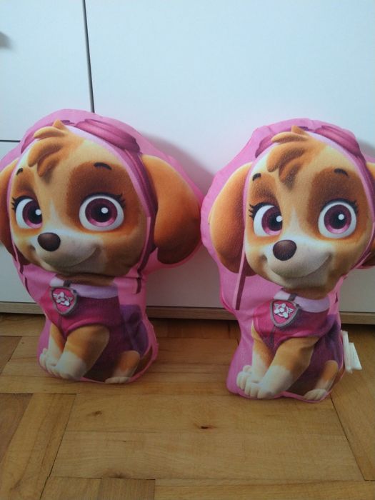 Poduszki dla bliźniaków Skye Psi Patrol