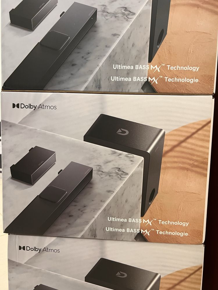 ULTIMEA Barra de som 5,1,2 com Dolby Atmos, NOVA
