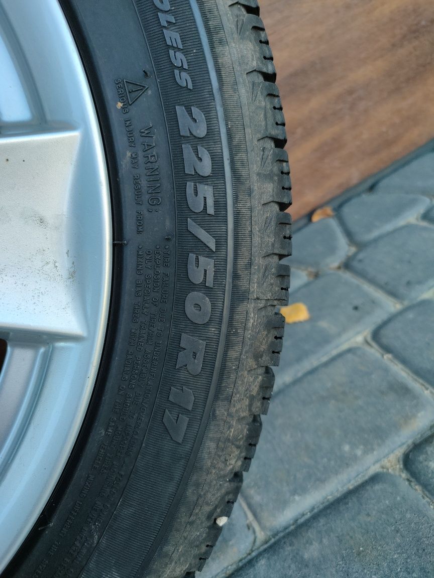 Koła zimowe zima 225/50r17 Michelin X-Ice - Audi A4 B8 B9 A6 Komplet