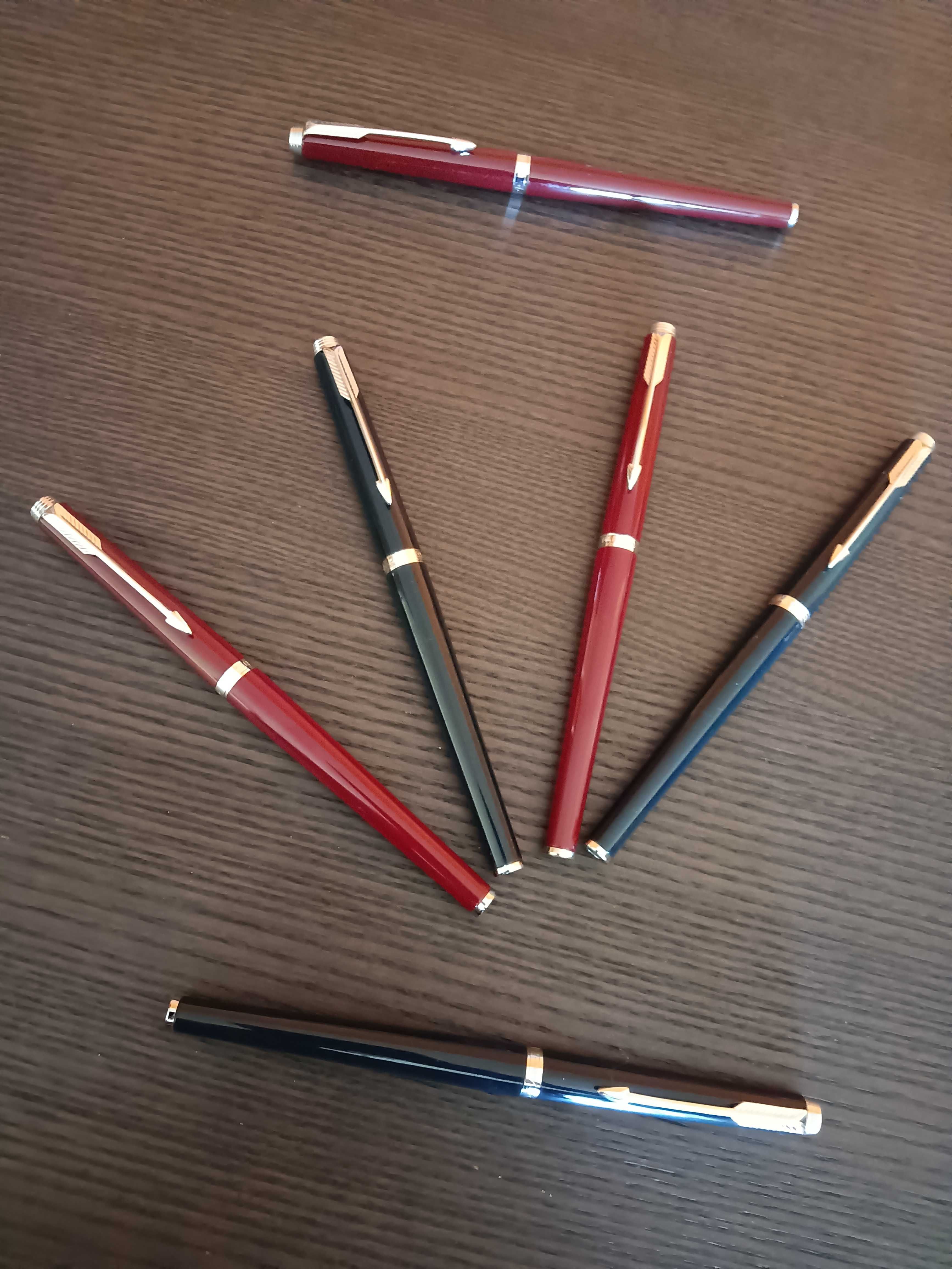 Canetas Rollerball 180 vermelhas e azuis