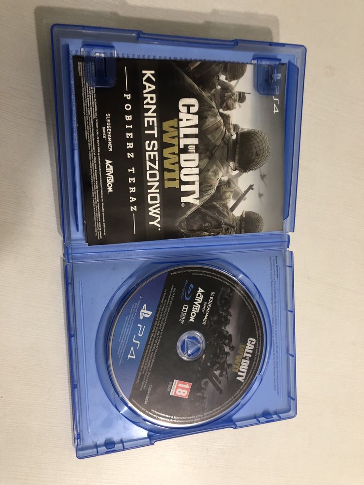 Call of duty ww2 world war II pl dubbing cod gra na ps4 gry playstatio
