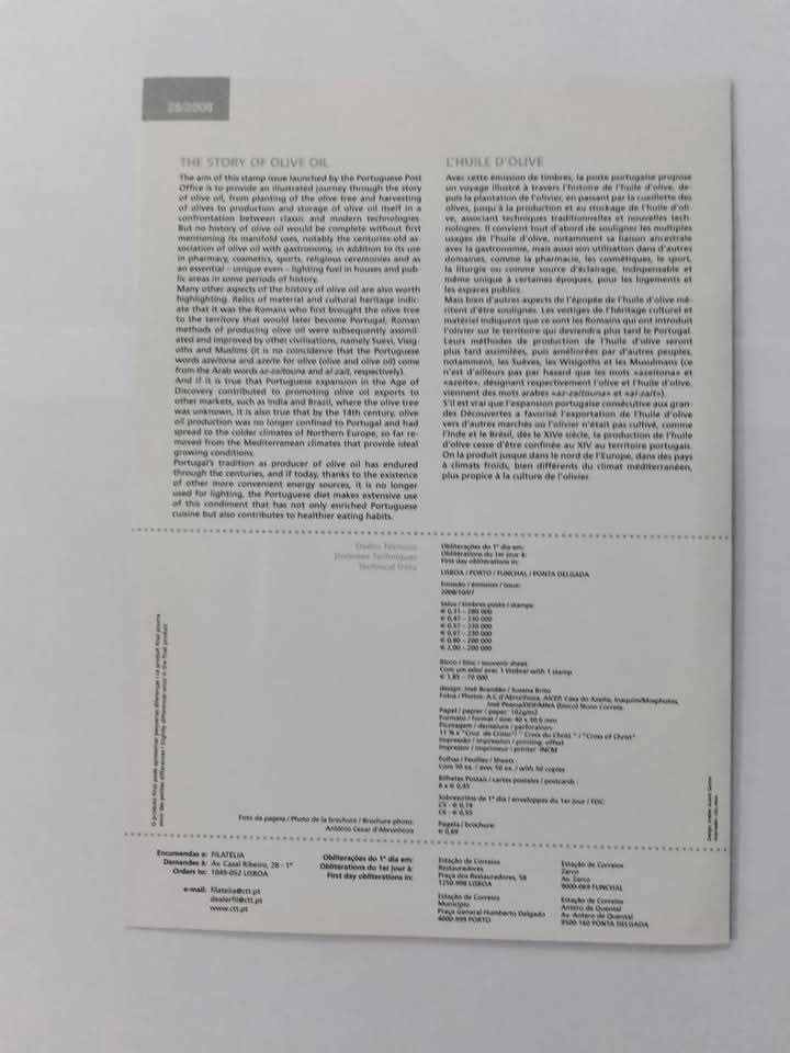 Azeite - Pagela CTT