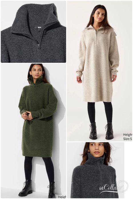 Uniqlo. Теплі жіночі сукні XS, S, М, L