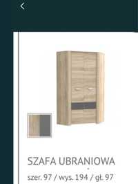 Szafa narożna meble forte yoop kolor dab sonoma