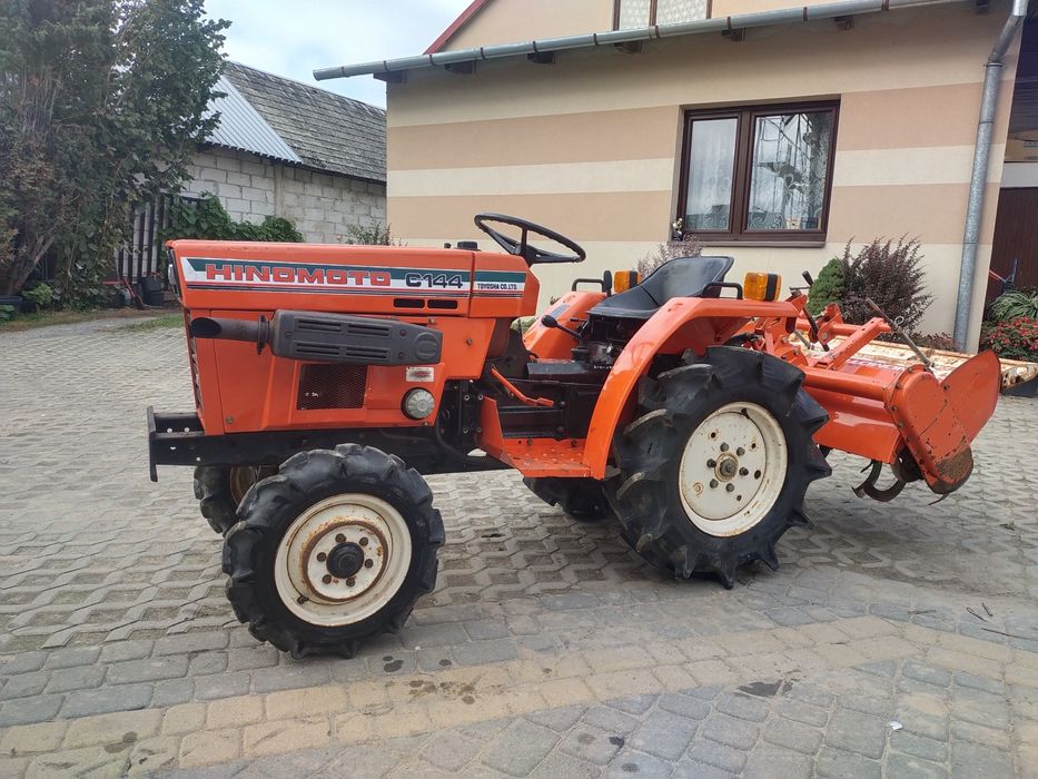 Hinomoto c144+glebogryzarka  mini traktorek ciągniczek ogrodniczy