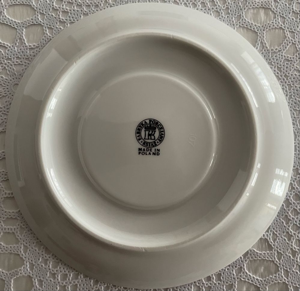 Spodek Porcelanowy kpl. 2szt. fi.16 Siphia