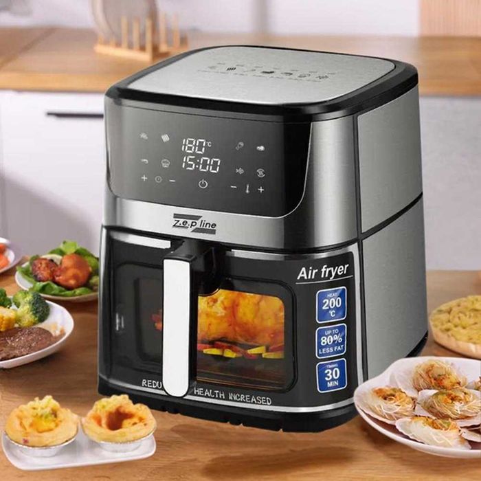 Аэрогриль Zepline 12л 4000 Вт / аерогриль - мультипечь с двумя тенами!