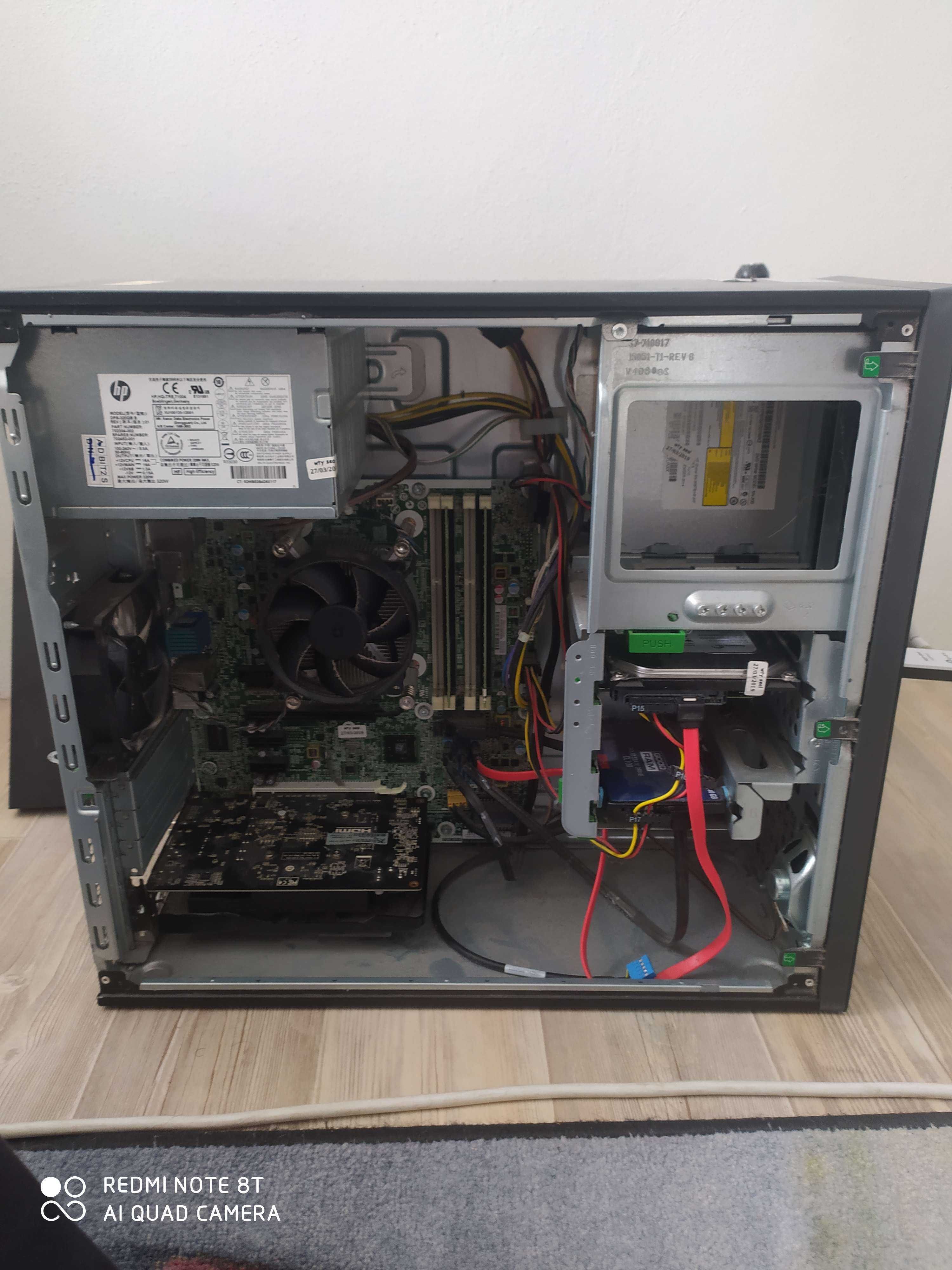 Komputer HP EliteDesk 800 G1 Tower PC z rx 550 4gb i z i5 4570