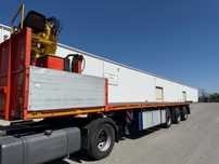 SEMI-REBOQUE 47TON C/GRUA FLORESTAL A DIESEL POUCO USO #OPORTUNIDADE#