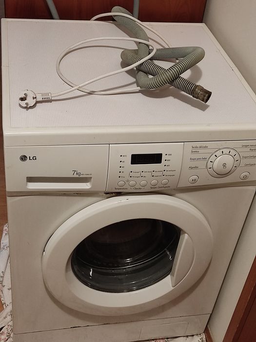 Máquina de lavar roupa LG 7Kgs WD-10490TP para venda de peças
