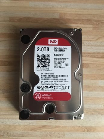 Жесткий диск Western Digital Red 2TB 5400rpm 64МB WD20EFRX 3.5 SATA 3
