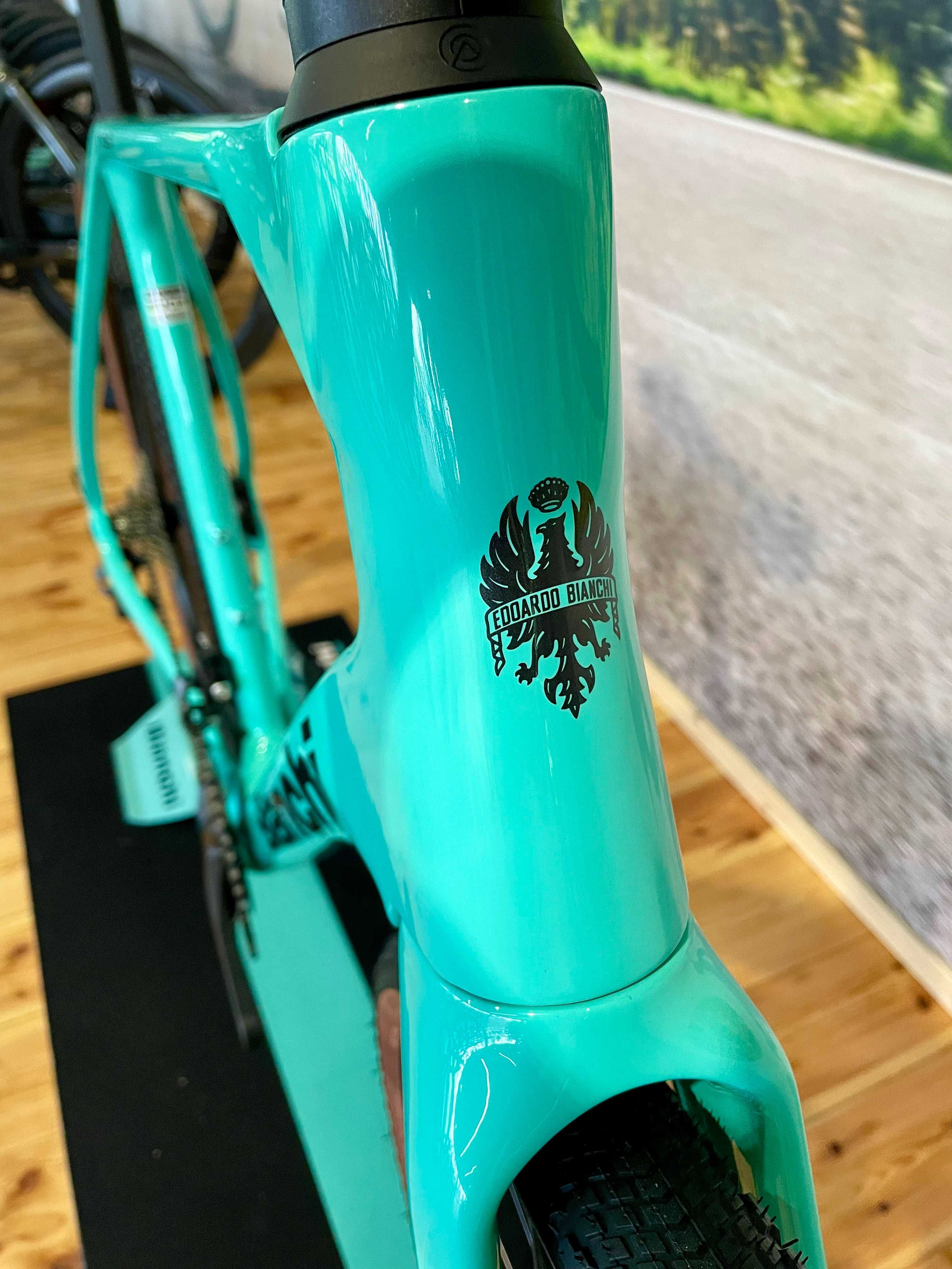 Nowy rower gravel Bianchi IMPULSO COMP Celeste RATY 0%