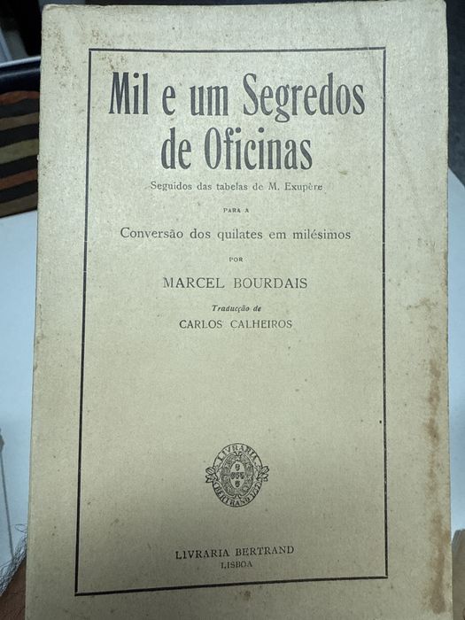 Livro - Mil e um Segredos de oficinas - 1935