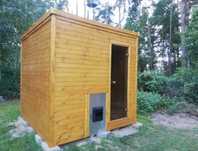 Sauna ogrodowa piec na drewno bania banya