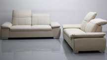 TAS nowy komplet 3 + 2 kanapy ZESTAW sofa jasna TKANINA tkanina
