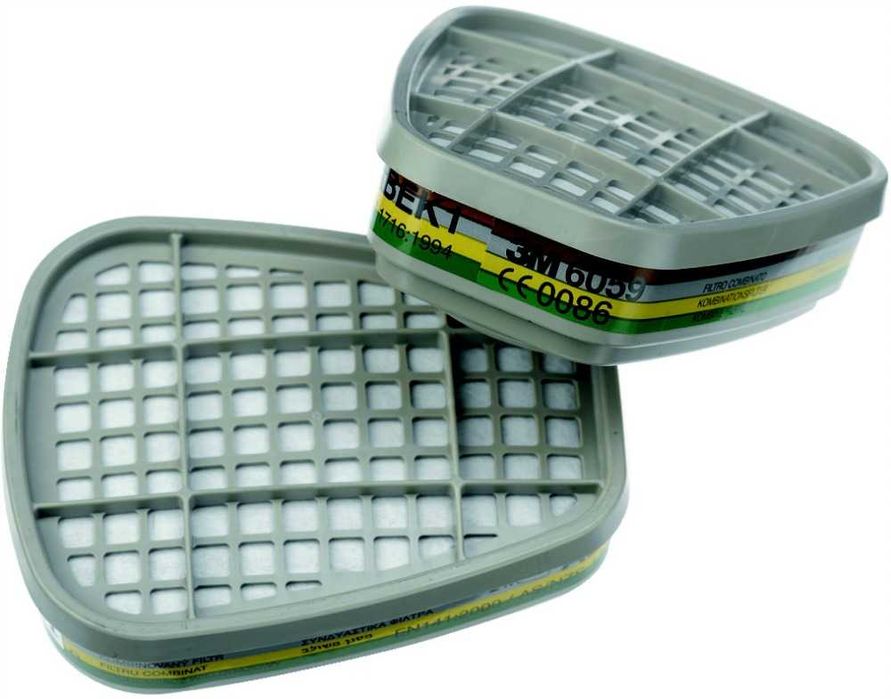 Pochłaniacz 3M 6059 ABEK1 (do masek serii 6000 i 7500) komplet (2 szt)