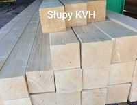 drewno konstrukcyjne KVH słupy 100x100 mm, kantówka, krawędziak