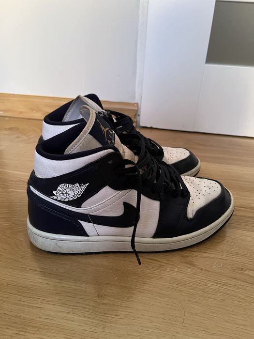 Nike Jordan 1 mid granatowe