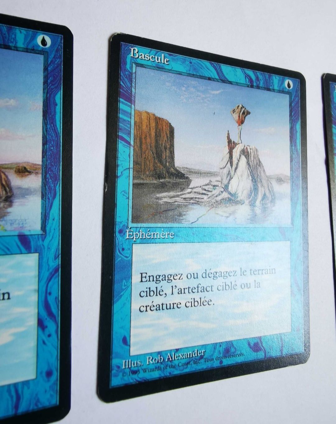 Mtg Bascule (mana short) francuska wersja, 3 karty, Magic the Gatherin