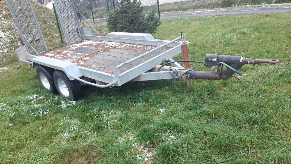 Przyczepa pod minikoparke z najazdami do przewozu koparek 3.5t.