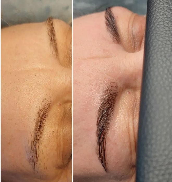 Laminacja brwi rzęs henna lifting masaż peeling kawitacyjny regulacja