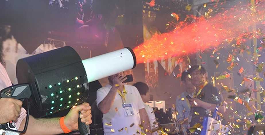 Pistolety CO2 - wyrzutnia KONFETTI CO2 - Ice Gun - wesele - koncert