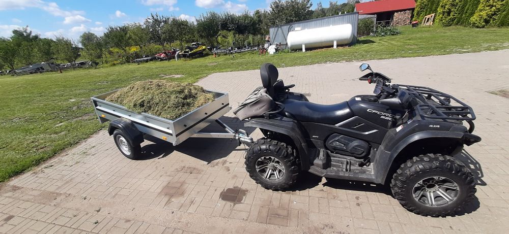 Przyczepka do quada traktorka 110x210cm plandeka tanio