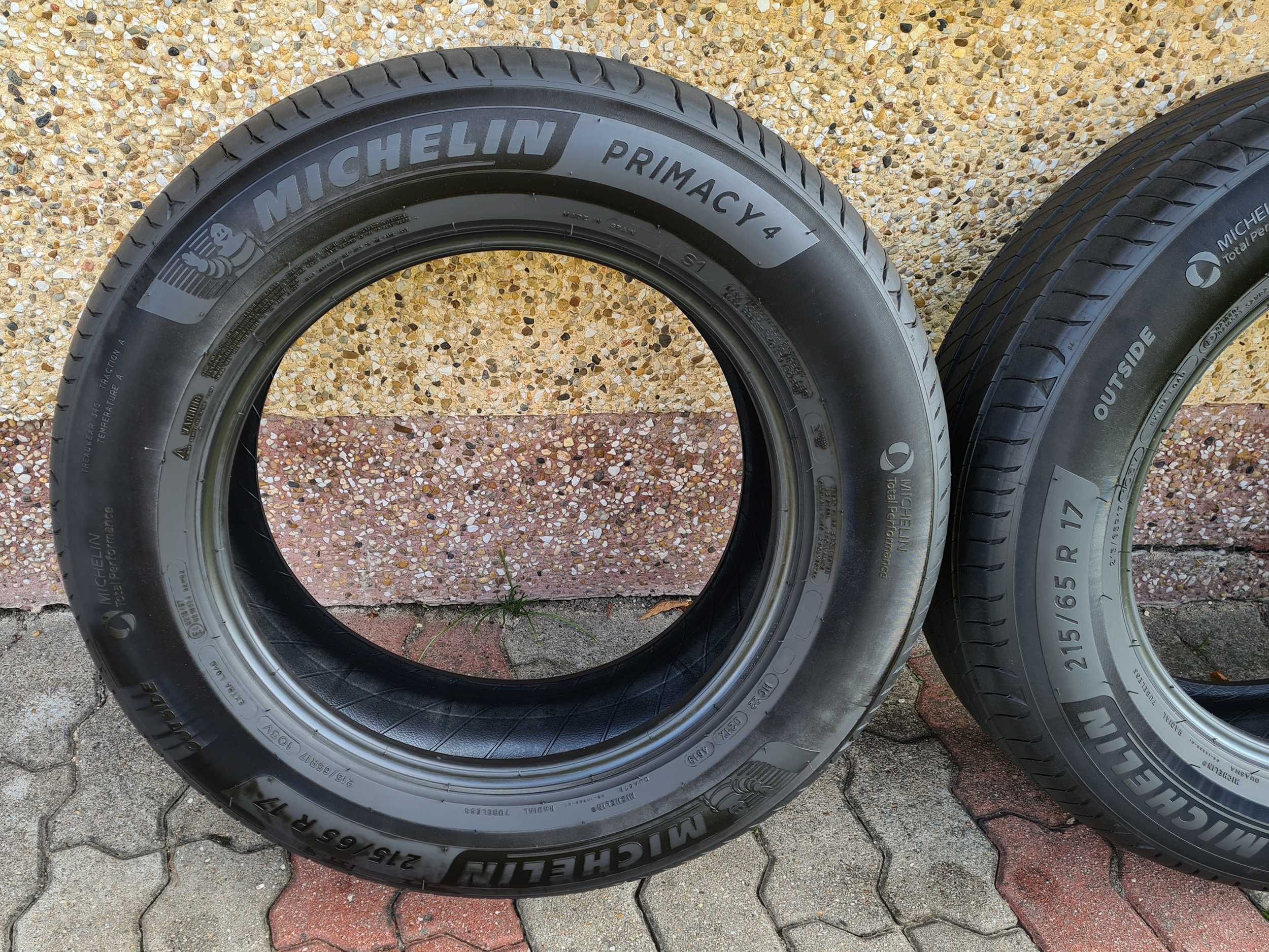 Opony Michelin  215 65 Primacy 4 Lato 17'' R17 103V