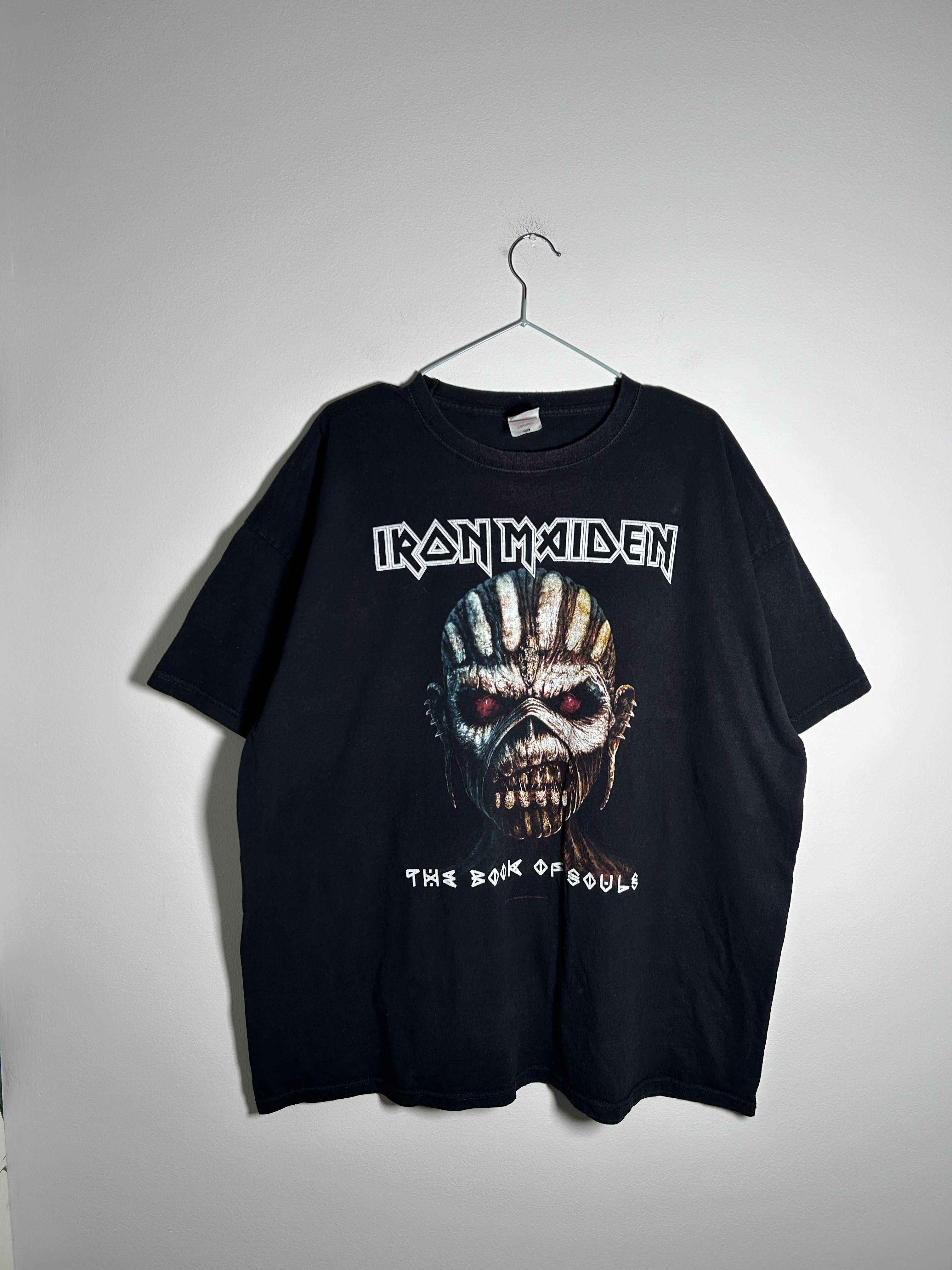 Vintage Iron Maiden The Book of Souls Tour T-Shirt Deadstock