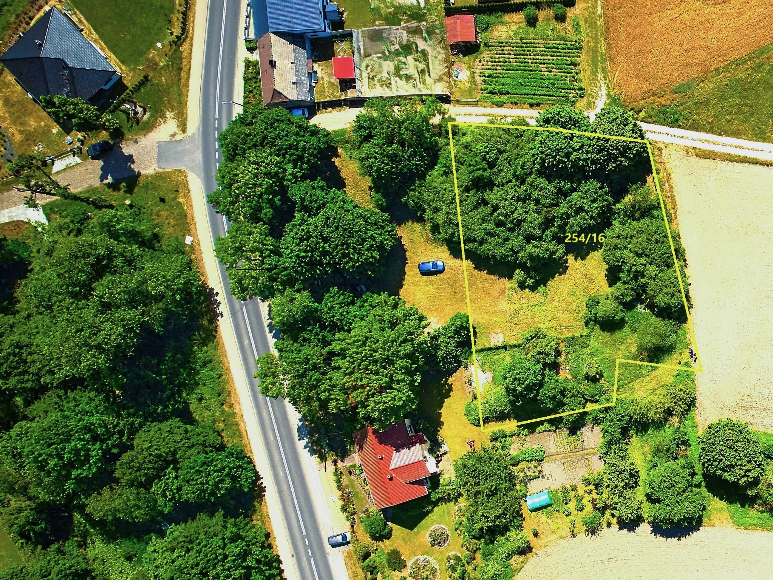 Działka w Chwarszczanach o powierzchni 1687m2
