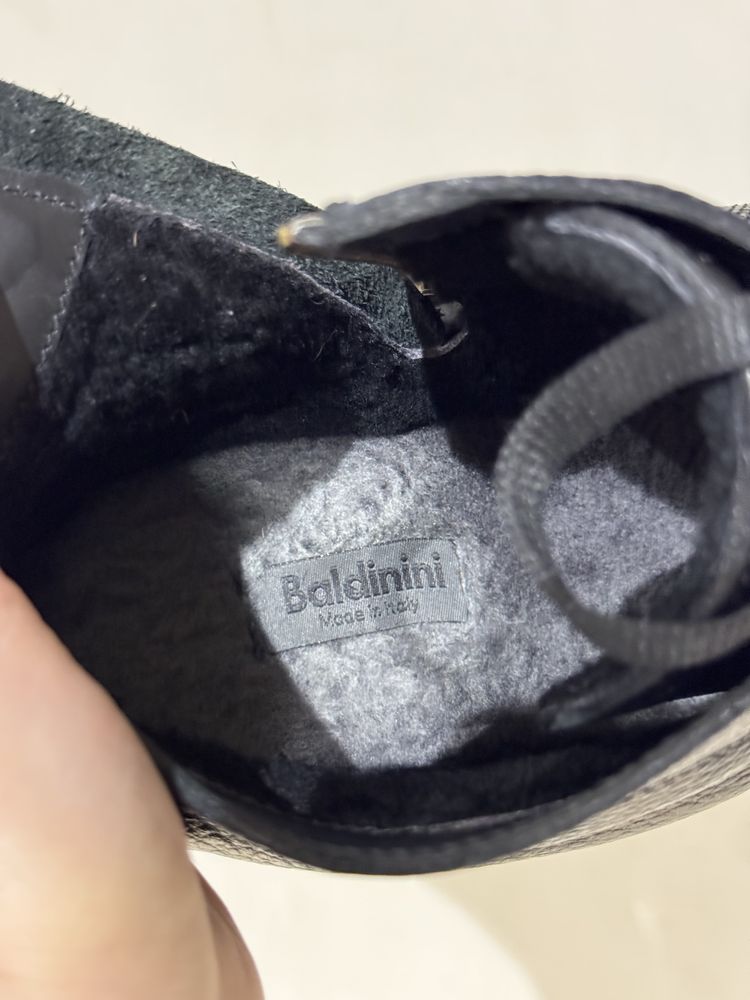 Мужские зимние ботинки сапоги на меху baldinini 42.5-43