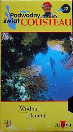 VHS Jacques-Yves Custeau WODNA PLANETA Podwodny świat J. Cousteau