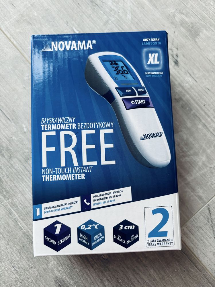 Termometr bezdotykowy Novama Free