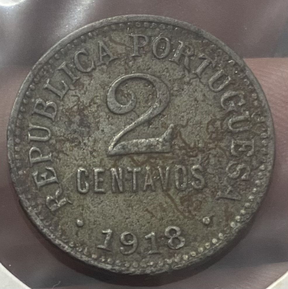 Moeda 2 Centavos 1918 FERRO