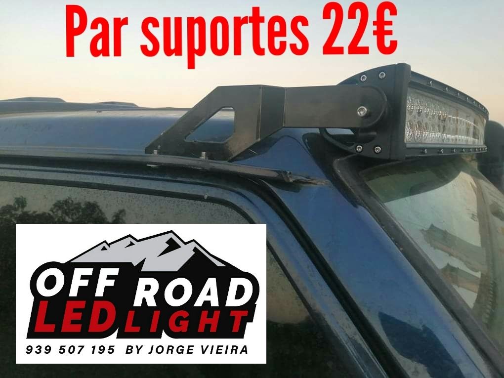 Suportes para barra led