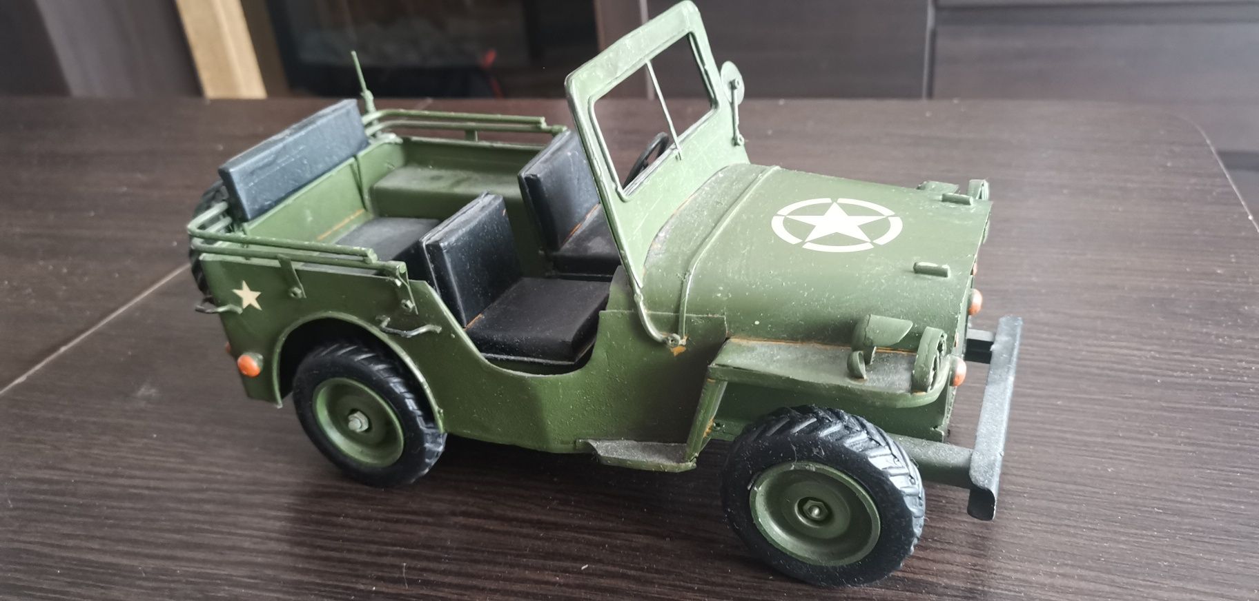 Jeep Willys USA Army, zabawka z metalu , auto z metalu,