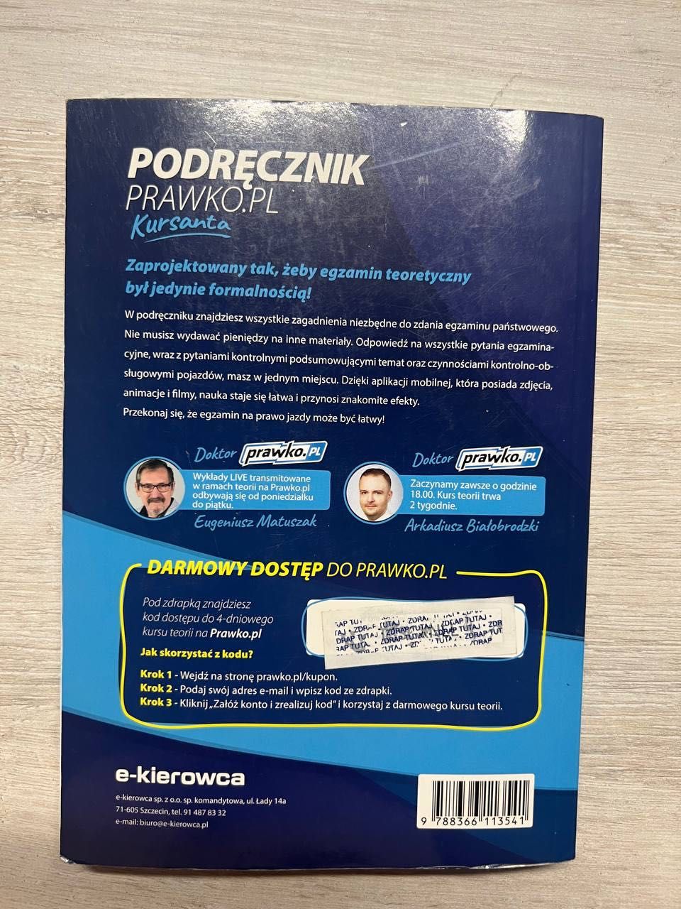 Podręcznik kursanta książka nauka prawo jazdy B kierowca Nowa