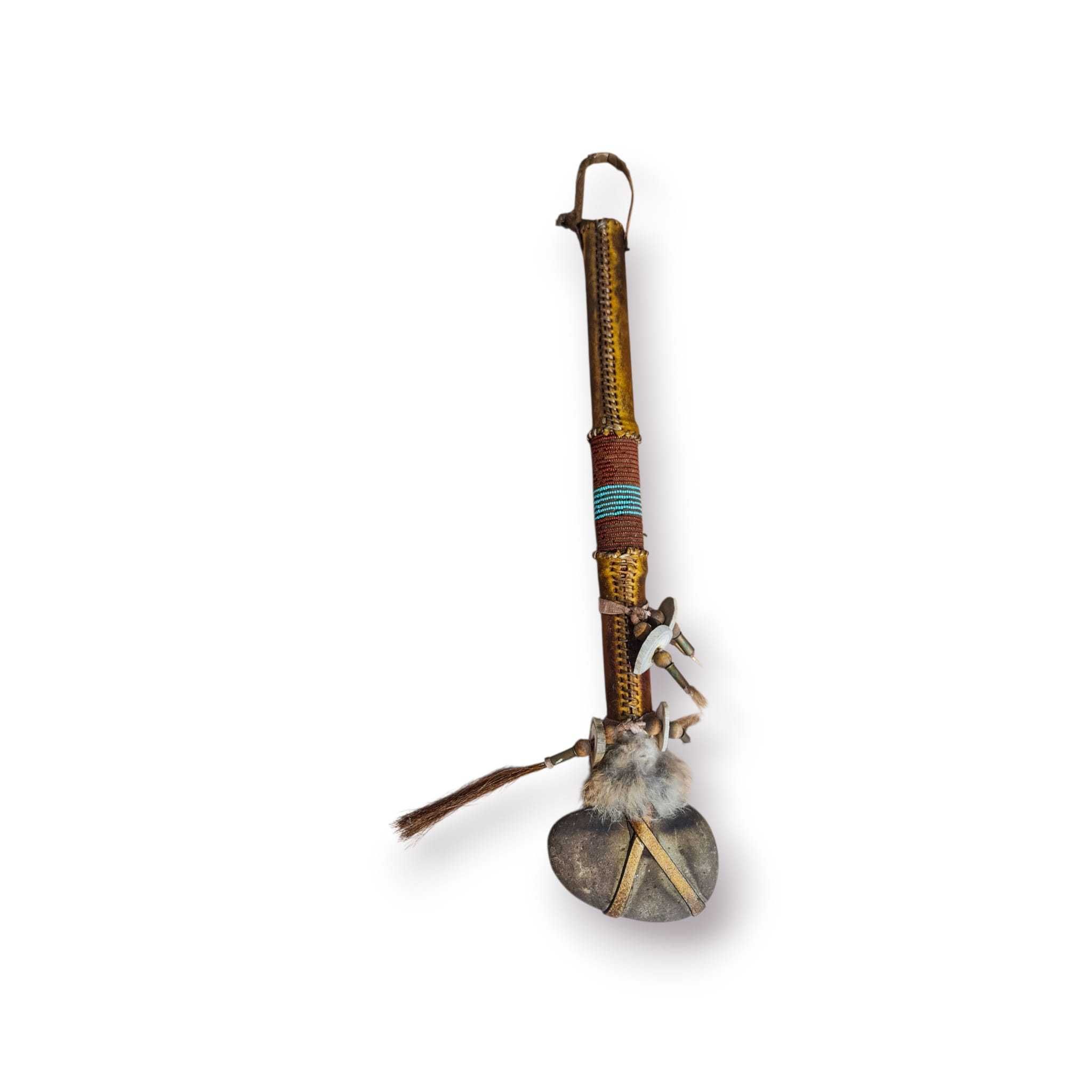 Machado Pedra Estilo Tomahawk Nativo Americano  Peça Decorativa Tribal