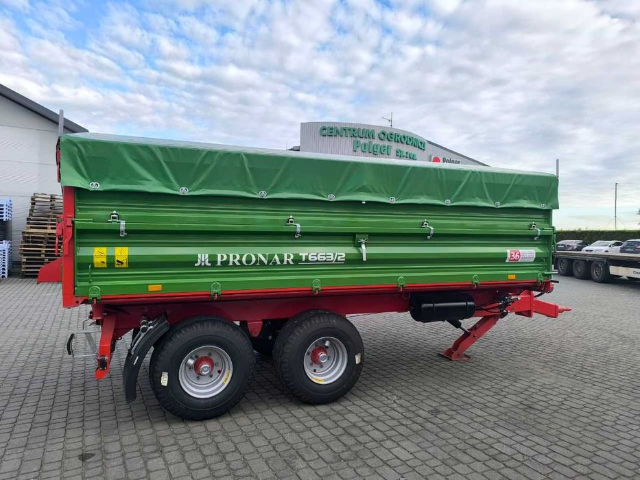 Przyczepa rolnicza PRONAR T663/2 (7 Ton)